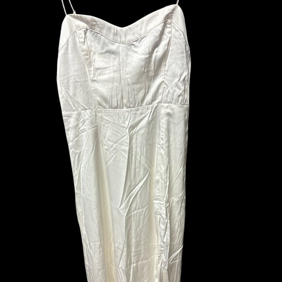 Abercrombie & Fitch - Sweatheart bust maxi dress with front/side split - MED NWT - Picture 1 of 3